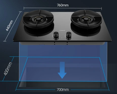 Cutout Size of Chinese Gas Stove Cutout Size of Chinese Gas Stove